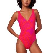 Triumph Flex Smart Summer 08 Padded Cup Swimsuit Rosa Mönstrad Fit Sma...