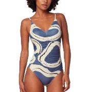 Triumph Summer Allure Padded Swimsuit 01 Blå Mönstrad C 38 Dam