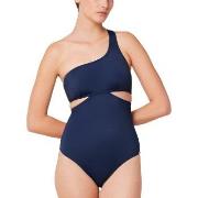 Triumph Summer Mix And Match 03 Padded Swimsuit Navy B 42 Dam