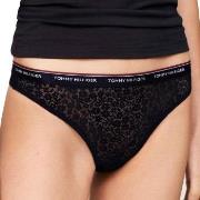 Tommy Hilfiger Trosor 3P Premium Essentials Lace Thong Flerfärgad-2 po...