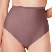 Triumph Trosor Shape Smart Highwaist Thong Rosa/Brun X-Large Dam