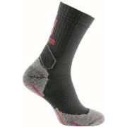 Seger Strumpor Work Mid Wool Regular Sock Svart/Grå Strl 34/36