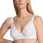 Calida BH Natural Comfort Lace Soft Bra Vit polyamid C 80 Dam