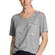 Calida Circular Sleep T-shirt Vit/Marin tencel Medium Dam