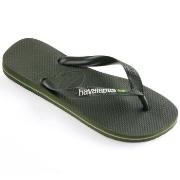 Havaianas Brasil Logo Skogsgrön  Strl 45/46 Herr