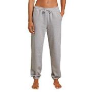 Calida Circular Lounge Pants With Cuffs Gråmelerad bomull X-Small Dam