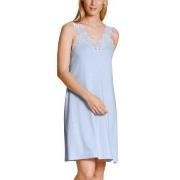 Calida Elegant Dreams V-neck Nightdress Ljusblå modal Large Dam