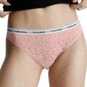 Calvin Klein Trosor Lace Thong Ljusrosa polyamid Medium Dam