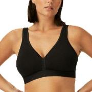 NATURANA BH Athleisure Soft Bra Svart bomull C 85 Dam