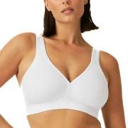 NATURANA BH Athleisure Soft Bra Vit bomull D 80 Dam