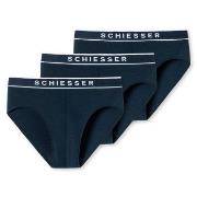 Schiesser Kalsonger 3P 95-5 Organic Cotton Rio Brief Marin bomull X-La...