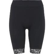 Decoy Long Shorts With Lace Svart M/L Dam