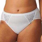 Sloggi Trosor 4P Chic Midi Lace Briefs Vit bomull 50 Dam