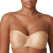 PrimaDonna BH Satin Non Padded Strapless Bra Beige F 70 Dam