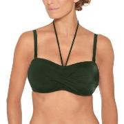 Wiki Basic Bandeau Bikini Top Mörkgrön F 85 Dam