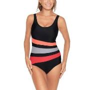 Wiki Swimsuit Bianca Classic Svart/Rosa 54 Dam