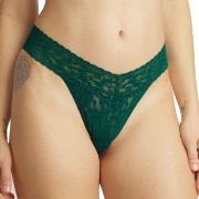 Hanky Panky Trosor 2P Original Rise Thong D1 Mörkgrön nylon One Size D...