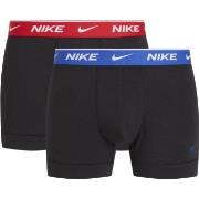 Nike Kalsonger 6P Everyday Cotton Stretch Trunk Svart/Blå bomull Small...