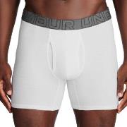 Under Armour 6P Perfect Cotton 6in Boxer Vit Large Herr
