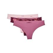 Under Armour Trosor 9P Pure Stretch Thong Rosa Mönstrad Large Dam