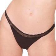 Sloggi Trosor 2P GO Ribbed Tanga Briefs Svart ekologisk bomull X-Small...