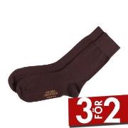 Amanda Christensen Strumpor Noble Ankle Socks Mörkbrun Strl 47/48