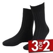 Amanda Christensen Strumpor True Ankle Rib Sock Svart Strl 47/50 Herr