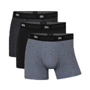 Dovre Kalsonger 3P Recycled Polyester Boxers Svart/Grå polyester XX-La...