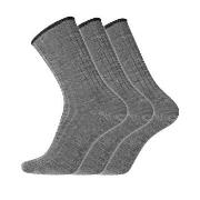 Dovre Strumpor 3P Wool No-Elastic Socks Grå Strl 40/45 Herr