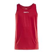 Craft Rush Singlet M Röd polyester Medium Herr