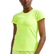 Craft ADV Essence SS Slim Tee W Limegrön polyester Large Dam