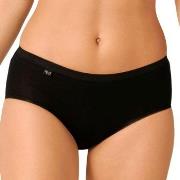 Sloggi Trosor 2P Basic Plus Midi Briefs Svart bomull 40 Dam