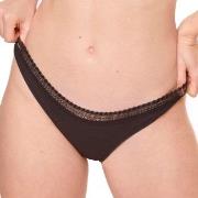 Sloggi Trosor 2P GO Ribbed Brazilian Briefs Svart ekologisk bomull X-L...