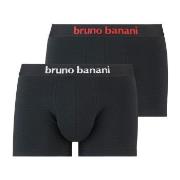 Bruno Banani Kalsonger 2P Flowing Shorts Svart/Vit bomull Large Herr