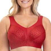 Miss Mary Lovely Jacquard Soft Bra BH Röd B 100 Dam