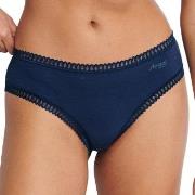 Sloggi Trosor 3P GO Crush Hipster Briefs Svart/Blå bomull Small Dam