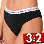 Björn Borg Trosor 2P Core Logo High Waist Brief Svart bomull X-Large D...