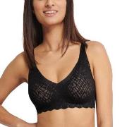 Sloggi BH ZERO Feel Bliss Soft Bra Svart XL+ Dam