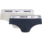 Nike Kalsonger 4P Everyday Cotton Stretch Brief Grå/Blå bomull Small H...