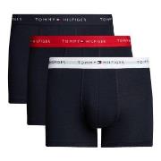 Tommy Hilfiger Kalsonger 3P WB Trunks Svart/Röd bomull Large Herr