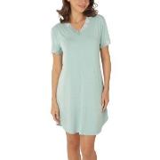 Lady Avenue Bamboo Nightdress SS Mintgrön Bambu Large Dam