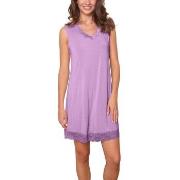 Lady Avenue Bamboo With Short Sleeve Nightdress Lila Bambu Medium Dam