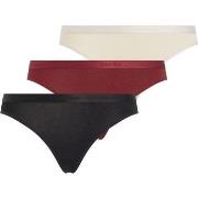 Calvin Klein Trosor 3P Modern Logo Holiday Bikini Flerfärgad bomull X-...