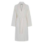 Decoy Long Terry Robe With Hood Svart polyester Small Dam