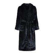 Decoy Long Terry Robe With Hood Svart polyester XX-Large Dam