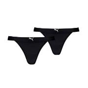 Puma Trosor 2P Tanga String Svart polyamid X-Large Dam