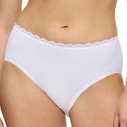 Triumph Trosor Feel Of Cotton Midi Brief Vit bomull 44 Dam