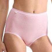 Sloggi Trosor 4P Basic Plus Maxi Panty Rosa/Blå bomull 50 Dam