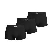 BOSS Kalsonger 3P Trunk BOSS ONE Svart bomull Medium Herr