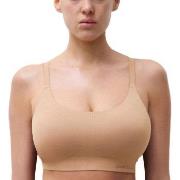 Chantelle BH Smooth Comfort Wirefree Support Bralette Ljusbrun Large D...